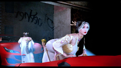 X Hentai: Qing yi scuotilo in 3D - animazione 3D Hentai