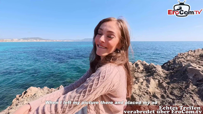 EroCom: Niemiecka nastolatka turystyczna Becky California Odebrać faceta na święta jebanie