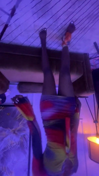Fetish Tarian Kaki Dewi Ebony Afrika Pancutan Mani