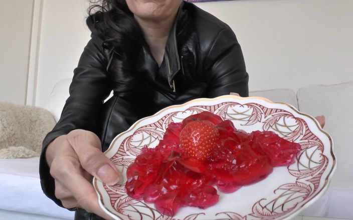 Lady Victoria Valente: Smoking Mistress and Licking Dessert From Boot Soles, POV Clip,...