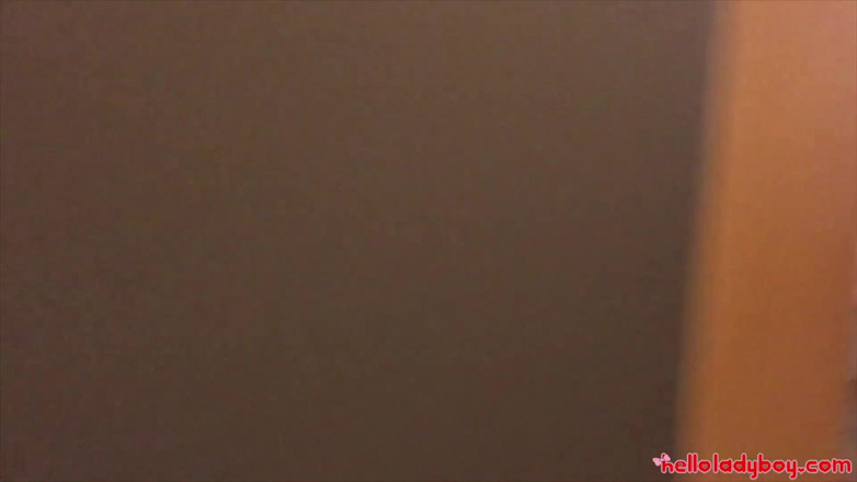 Hello Lady Boy: Ladyboy cantik mencuba zakar asing yang besar