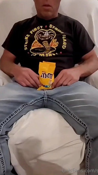 Een zak met grote pik en M &m's