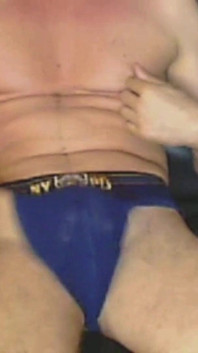 Jerking off in My Nypd Jock Strap