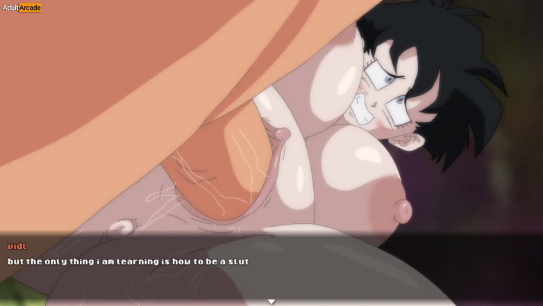 LewdArcade: Dragon Boll Z parody sex game play - Super Slut Z...
