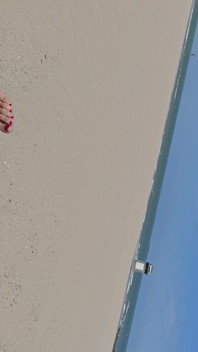 Peeing on the Beach