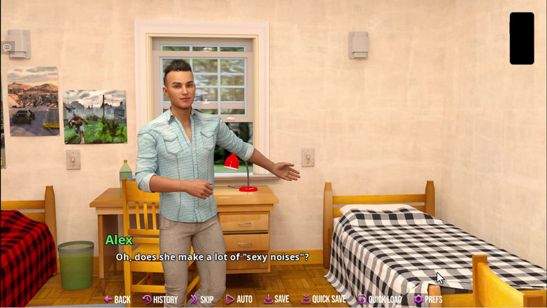 Johannes Gaming: Re del college 1 alex ha visto una ragazza nel dormitorio...