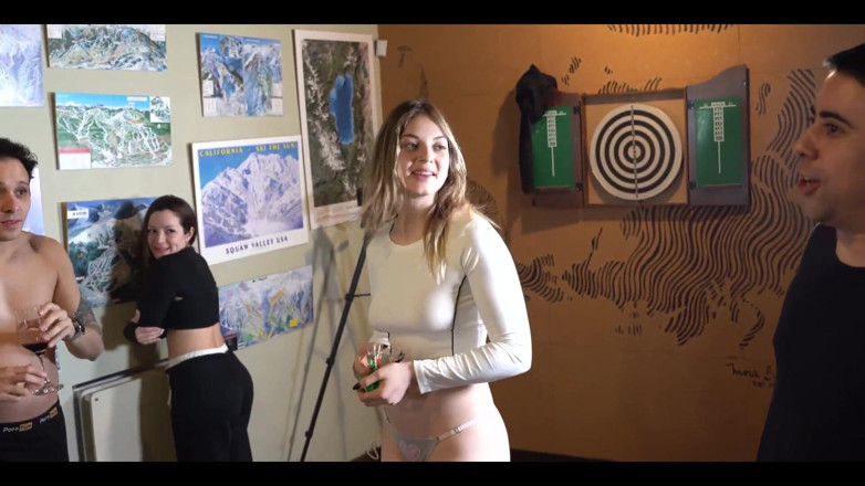Knock Knock Club: Strip-pong Stream with Argentinian Pornstars Gets Hot! Knock Knock Club