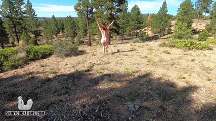 Jane Cane: Masturbating outside in nature