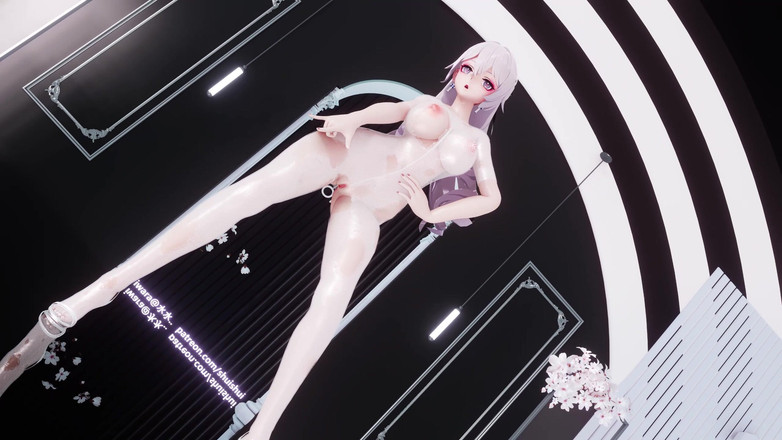 MikuMotion: [mmd] Tomboy Broken One-Piece Lụa trắng Fishnet Binding