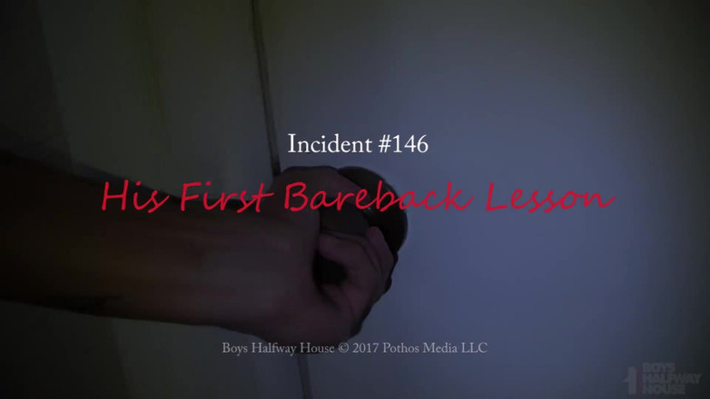 Boys half-way house: Sua primeira lição em pêlo