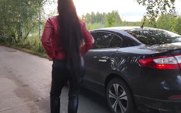 Princess18_: Rychlá jízda, kůže, vysoké podpatky 4K