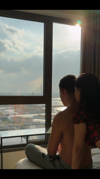 A Romantic Evening. Love and Fuck