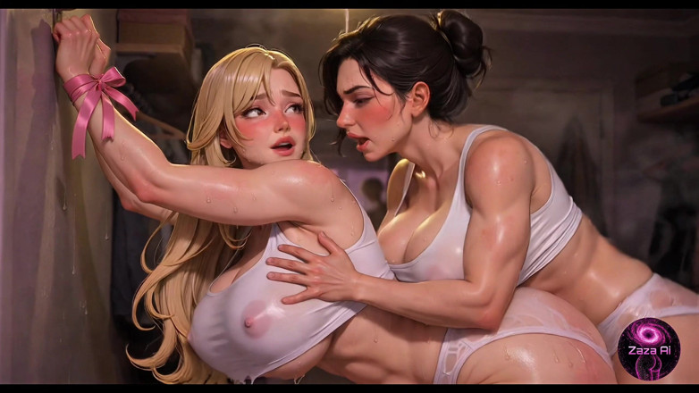 ZaZa Ai: Bonggol kering almari lesbian