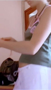 Starla-candy: Starla Candy Being Dressed by a Beautiful Brunette