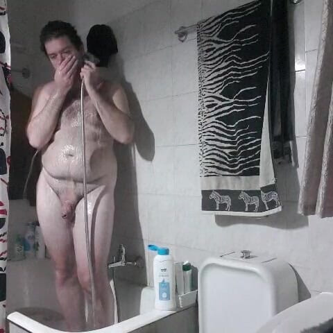 Mirko2589: I Take a Shower in Bathroom