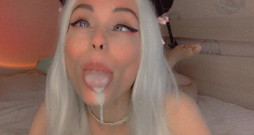 Dirty slut 666: Молоко на лице Ahegao