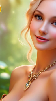 Parlak bir Calla Lily tutan çıplak güzellik | Ruby Diamond Elegance | Sanatsal ai slayt gösterisi