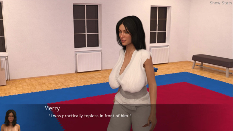 Porny Games: Project hot wife - Peitos nas aulas de auto defesa (74)