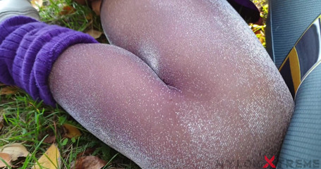 Nylon Xtreme: Nelly Kent Fetish Cheerleaders Lurex Pantyhose