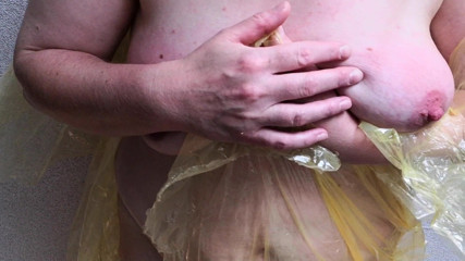 Bouncy Tits Action: Unwrap my tits and spank them very hard