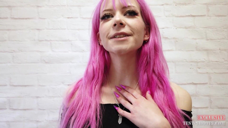 Test-Shoots: Casting wideo nagie z piękną dziewczyną Cosplay Lilly