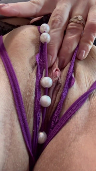 My Lil Slut and Her Beads