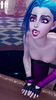 Knullar Jinx bakifrån - Legends League: 3D Porn Parody