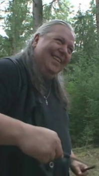 Humiliating stretching whipping in forest