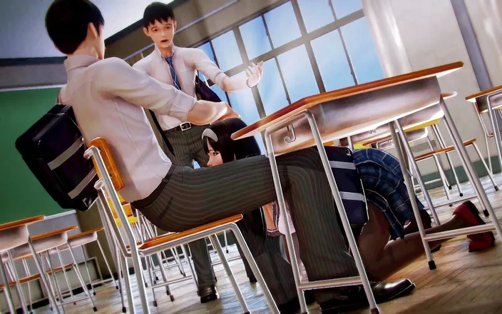 Joystick Cinema: Waifu Academy -( Mokoto Scenes )- Pt 01
