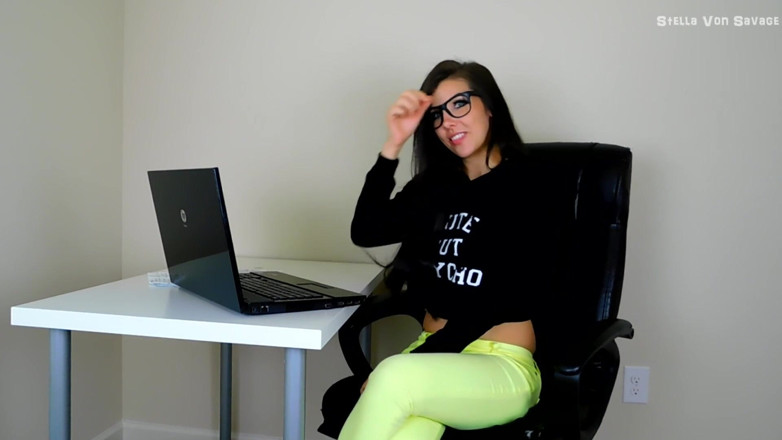 Stella Von Savage: Pixel Penis - Coworker's Sph