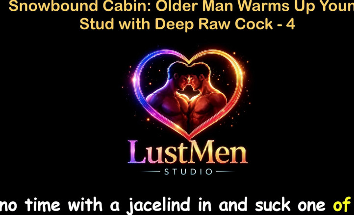 LustMen: English Audio Gay Sex Story - Snowbound Cabin Starszy mężczyzna ogrzewa...