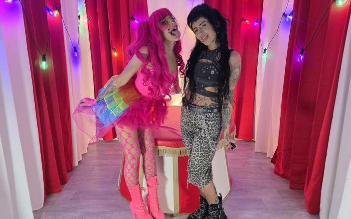 Cock Crazed Clowns: Blaise Ignacia Meets April Paisley the Pink Clown