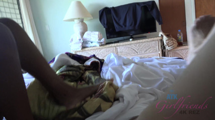 ATK Fans (Girlfriends): Hot latina babe gives him footjob