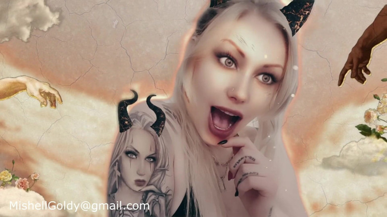 Goddess Misha Goldy: Vạch trần-thỏa thuận tưởng tượng với ma quỷ! Clip tương...