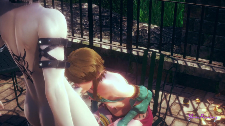 Yaoitube: Zelda Yaoi Femboy - mamada de enlace (sin censura)