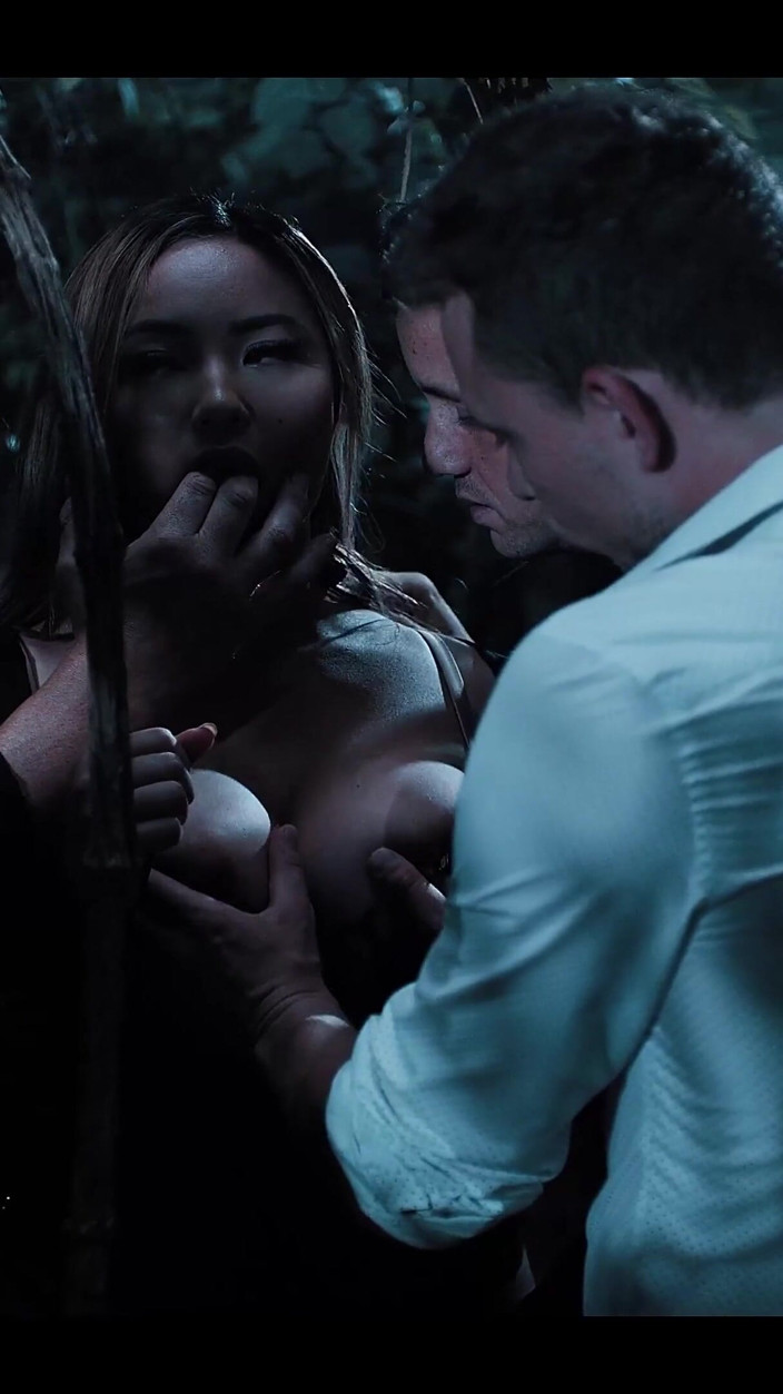 Freeze.xxx: Asian Slut Gangbang - Japanese Girl with Big Tits Gets Used...