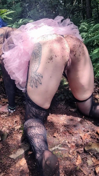 Cute Fairy Pisses From Behind