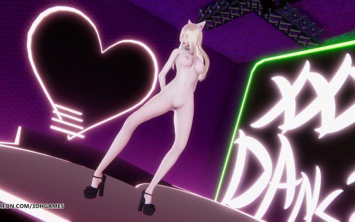 3D-Hentai Games: Exid - Ah ja Ahri sexy naakte Kpop danscompetitie van Legendes...