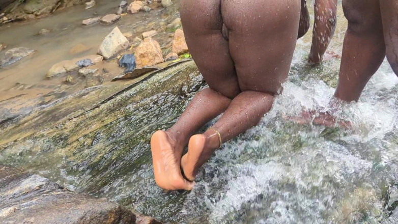 Bigdickmask1: Busty MILF Wanted a My Dick at the Village Stream...
