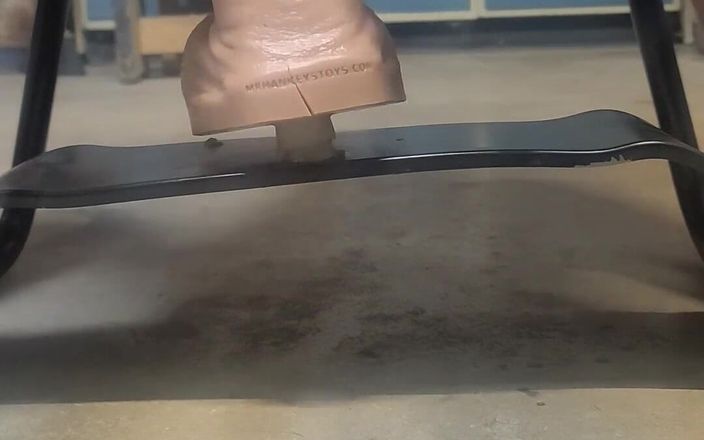 Lb13702: Big Hankeys Dildo on the Bouncy Sex Chair