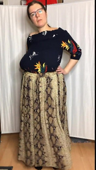 Skirt Saiz Plus baru [cuba]