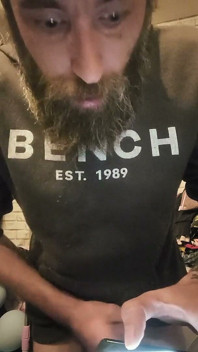 Big Dick Wanking and Smoking