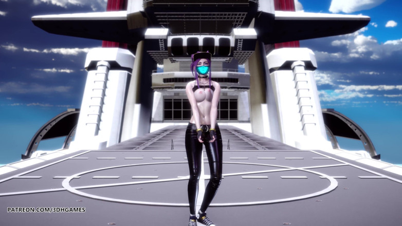 3D-Hentai Games: ヘリコプターセクシーなストリップショーAhri AkaliカイサSeraphineリーグオブレジェンドKDA