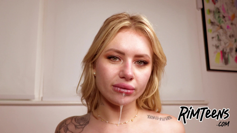 RimTeens: French Teen Cleans Ass