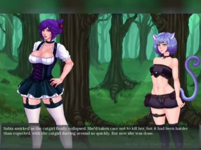 3DXXXTEEN2 Cartoon: Sabia maak de catgirls tot slaaf. 3D porno tekenfilmseks