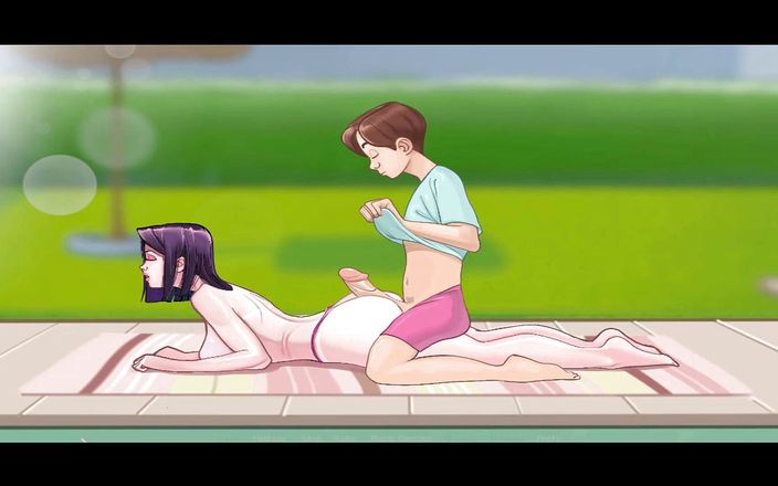 Hentai World: Sexnote fare il massaggio sessuale della matrigna
