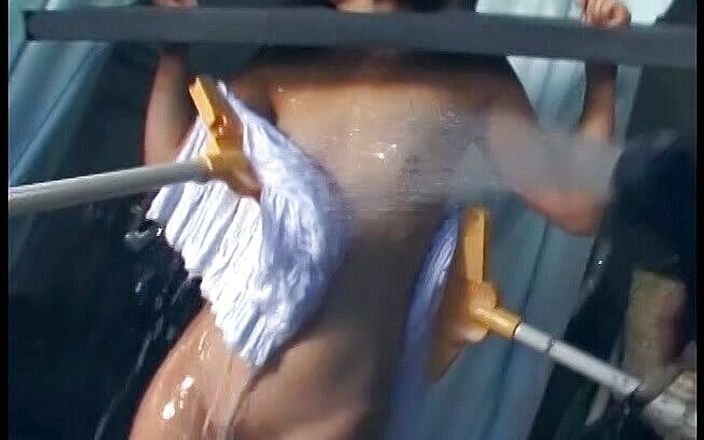 Erotic Female Domination: Sadistic washing of Japan girl by two Asian lezdom bitches