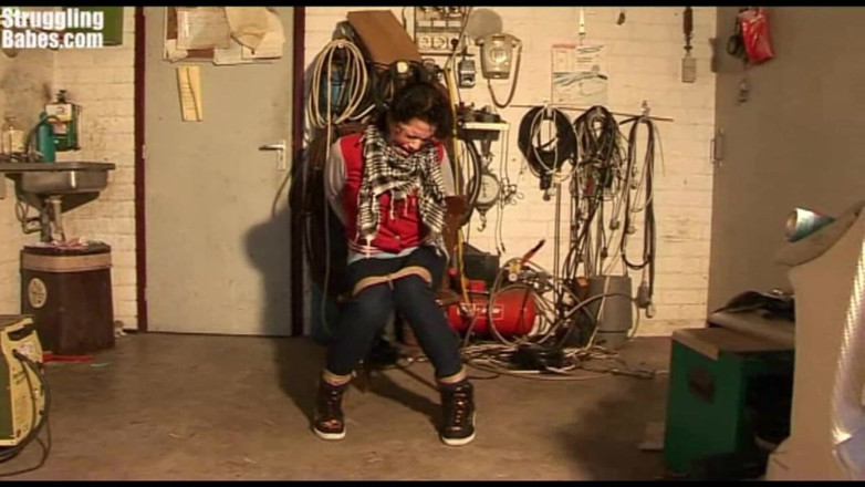 Submissed: Steffi Chair-tied Ballgagged