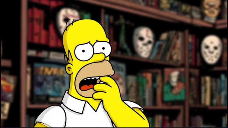 Octopussy Lovers Club: Desenho animado especial de Halloween. Alien: Homer
