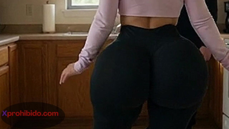 Animate golden: Petite Big Ass Girl Twerking Her Enormous Ass in Bedroom